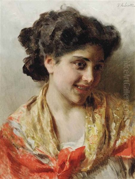A Laughing Maiden - view 1