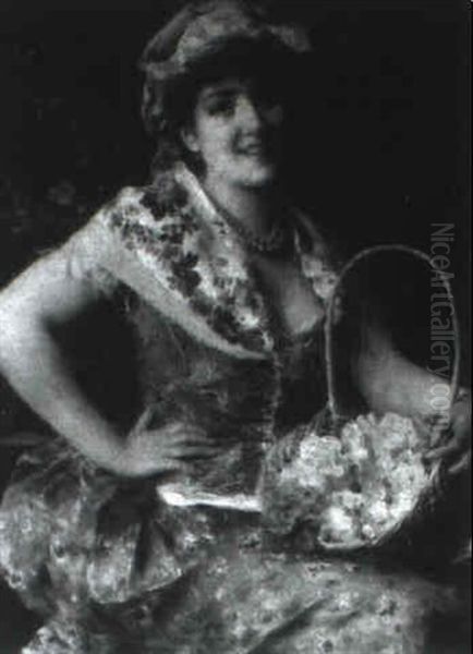 A Tuscan Flower Girl - view 1