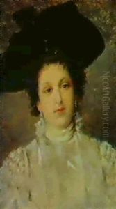 Ritratto Di Giovane Con Cappello Nero