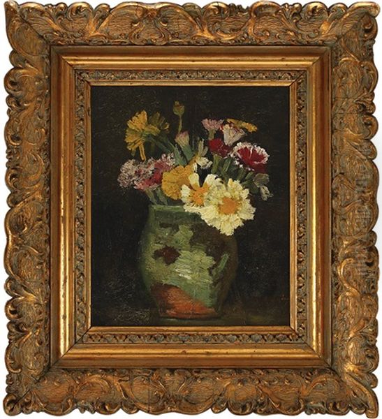Earth Pot With Wild Flowers - view 1