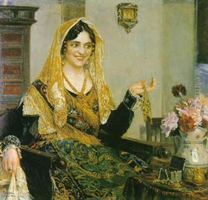 Natividad Alvarez De Arechabala by Teodoro Andreu Y Sentamans