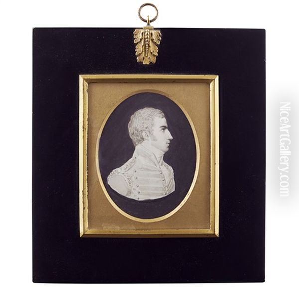 Portrait Miniature Of An Officer - view 1