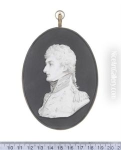 An Officer, Profile To The Left, Wearing Coat With Lace, Epaulettes And Standing Collar, Chemise And Stock by Samuel Andrews