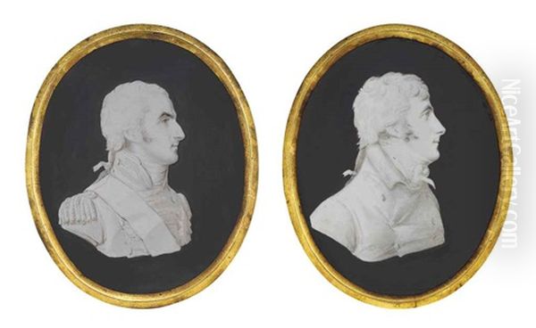 Richard, 1st Marquess Wellesley, In Military Uniform, Wearing The Sash And Breast-star Of The Order Of The Garter (+ Henry Wellesley, 1st Baron Cowley, In Double-breasted Coat, Tied Cravat; 2 Works) - view 1