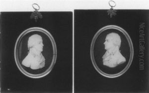 Portrait Of A Gentleman, Wearing Coat, Waistcoat And Stocks, His Powdered Hair En Queue Portrait Of A Gentleman, Wearing Coat, Waistcoat And Stocks, His Powdered Hair En Queue