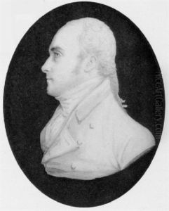 Charles Bevan With Hair In A Long Queue, Wearing Coat, Waistcoat And Stock Charles Bevan With Hair In A Long Queue, Wearing Coat, Waistcoat And Stock