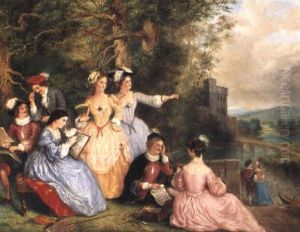 A Fete Galante by Henry Andrews