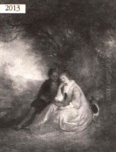 Courting Couple by Henry Andrews