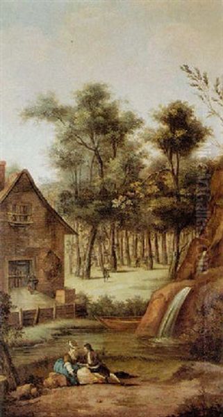 Two Lovers In A Dutch Village - view 1