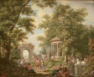 Bacchanale Devant Le Temple De L'amour