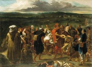 Comediens Ou Bouffons Arabes (after Eugene Delacroix)