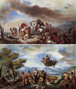 Attila Suivi De Ses Hordes Barbares Foule Au Pied L'italie Et Les Arts Attila Suivi De Ses Hordes Barbares Foule Au Pied L'italie Et Les Arts