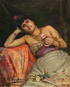 Dans Le Harem by Sigismund Andrychiewicz