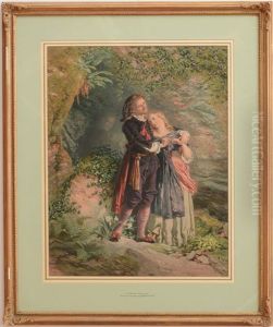 Ferdinand And Miranda From The Tempest by Henry Anelay