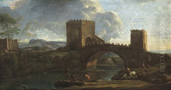 Der Ponte Salario In Rom - view 1
