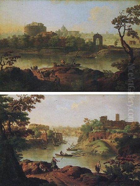 Rome, A View Of The River Tiber - view 1
