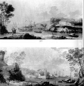 Landscape With An Inlet With Manned Boats And Figures Along Shore by Paolo Anesi