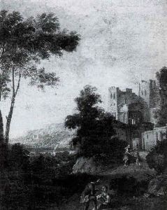 Landscape With Figures Near A Castle Landscape With Figures Near A Castle