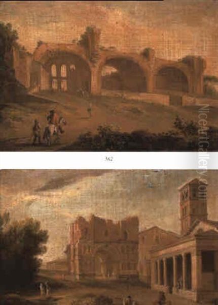 The Arch Of Janus And The Church Of San Prassede, Rome - view 1