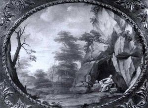 The Magdalen In The Wilderness by Paolo Anesi