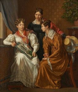 La Lecon De Dessin by Francois Ange
