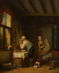Les Preparatifs A La Sortie by Francois Ange