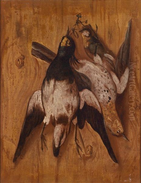 Trompe-l'oeil-jagdstillleben Mit Erlegtem Geflugel (pair) - view 1