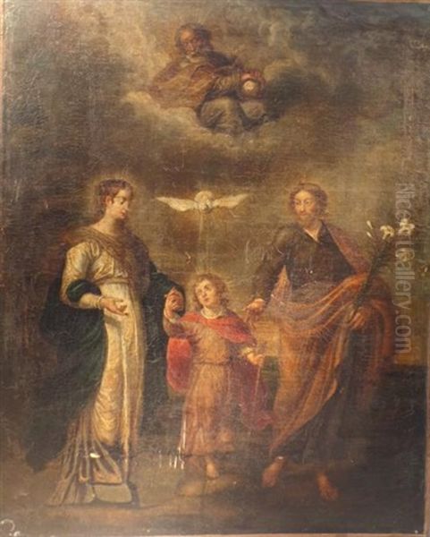 La Sainte Famille Avec La Trinite - view 1