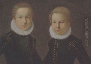 Due Giovani Principi Gonzaga by Giulio Cesare Angeli