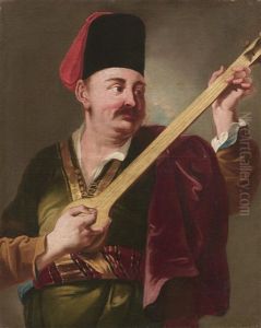 Ein Orientalischer Musiker by Giuseppe Angeli