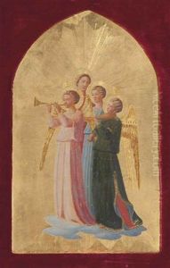 Four Music Making Angels by Fra Angelico
