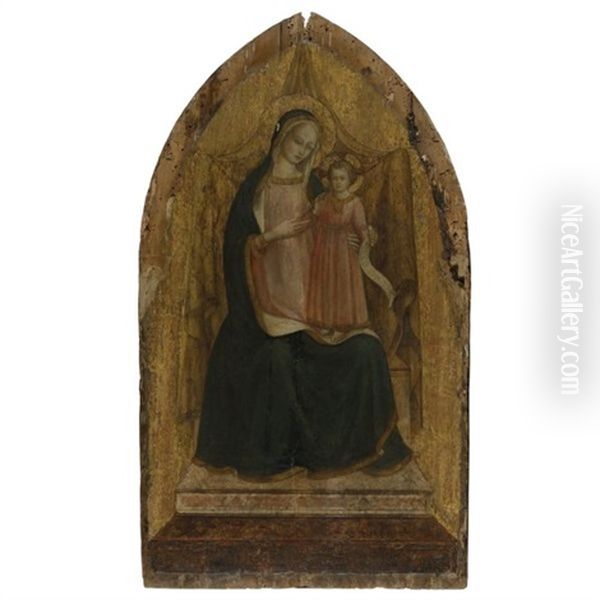 The Madonna And Child Enthroned - view 1