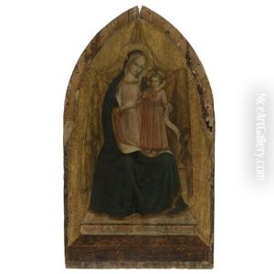 The Madonna And Child Enthroned by Fra Angelico