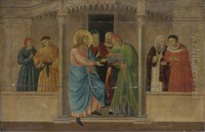 Christ Driving The Money-changers From The Temple by Fra Angelico