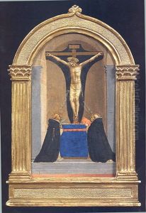 San Pietro Martire E San Tommaso D'aquino Davanti Al Crocifisso