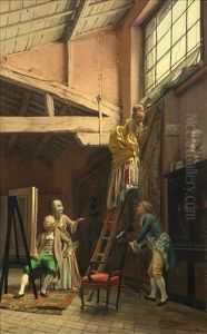 Frivolitat Im Atelier by Domenico De Angelis