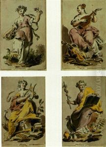 Primavera (+ 3 Others; 4 Works) by Domenico De Angelis