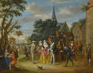 Scene From Commedia Dell'arte