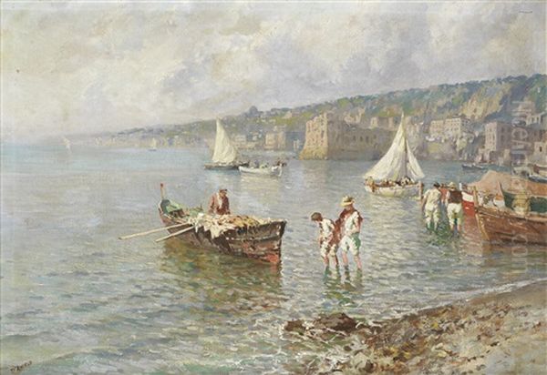 A Pair Of Italian Fishing Scenes - view 1