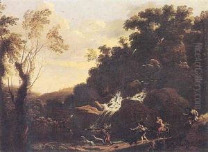 Landschaft Mit Jagdszene Landschaft Mit Jagdszene