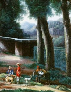 Le Repos De Chasseurs Sous Les Arbres by Angeluccio