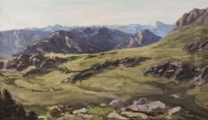 Panoramablick Auf Die Tiroler Alpen Und Taler by Max Angerer