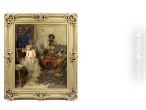 Im Atelier by Hermann Angermeyer