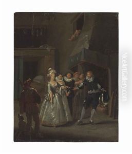 Elegant Figures In An Interior Elegant Figures In An Interior