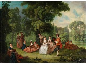 Galante Rokoko-gesellschaft Im Park by Pieter Angillis
