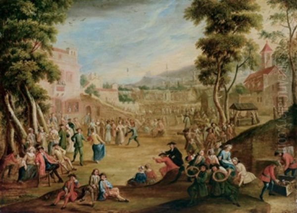 Kirmes In Einem Flandrischen Marktflecken - view 1
