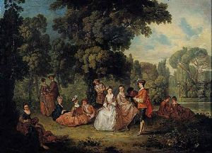 Conversazione In Giardino by Pieter Angillis