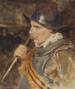 A Pikeman by John Absolon