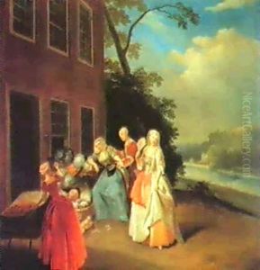 The Vegetable Seller by Pieter Angillis