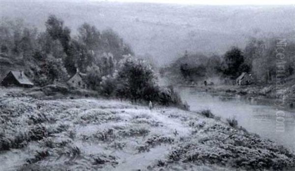 Landscape With River And Houses - view 1